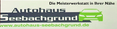 Bandenwerbung Autohaus Seebachgrund