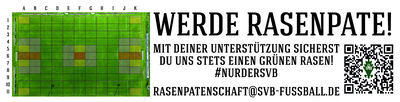 Bandenwerbung Rasenpate Bande Neu
